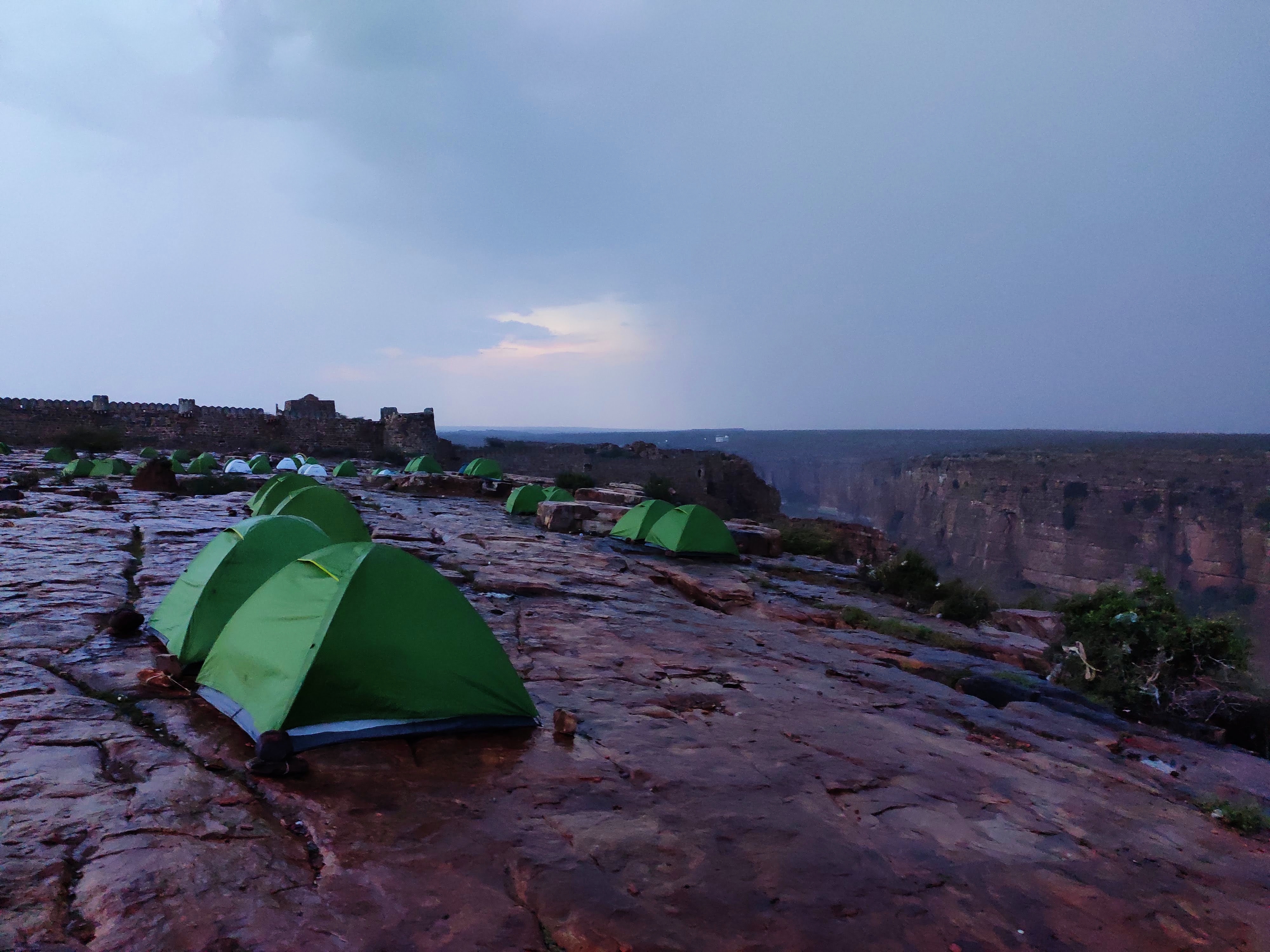 Tents at Gandikota - Grand Canyon of India